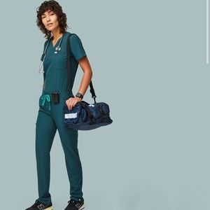 Caribbean Blue Zamora Jogger FIGS Scrub Pants